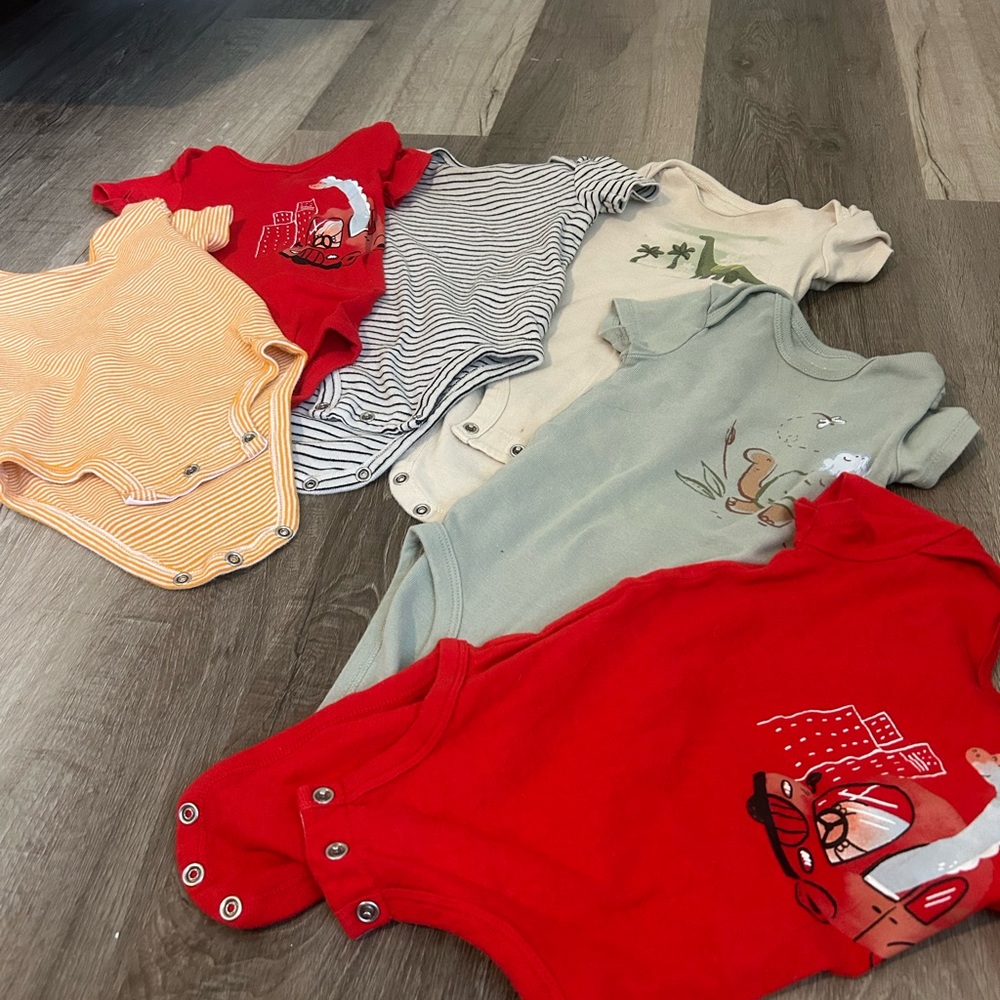 Lot of Carters Bodysuits